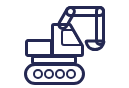 Construction vehicle icon