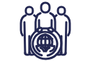 Three people demonstrating Corporate Responsibility
